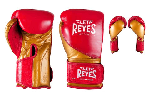 Cleto Reyes High Precision Training Gloves, Rot/Gold