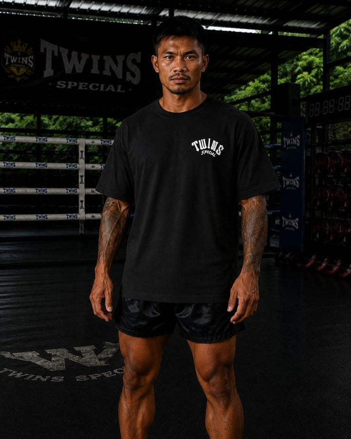 Twins Tee 02, Schwarz