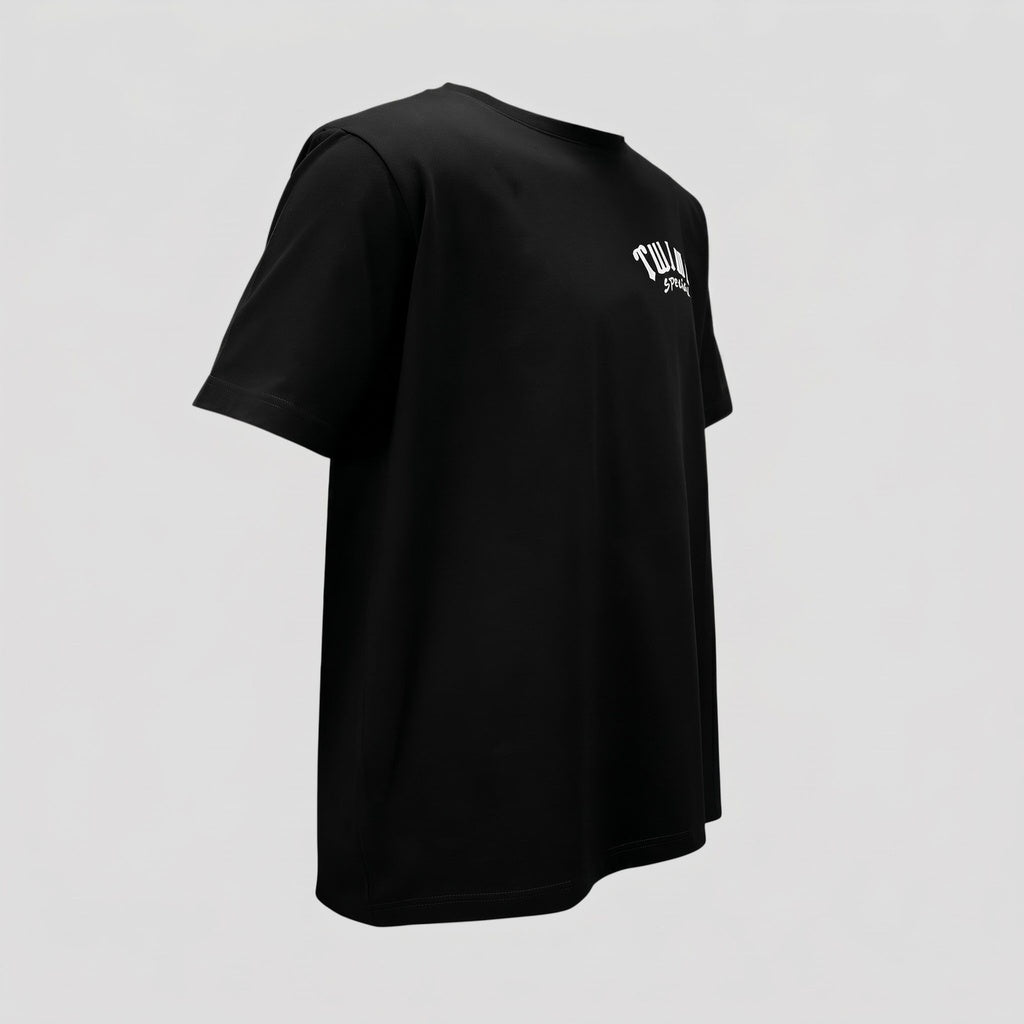 Twins Tee 02, Schwarz