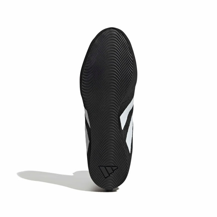 adidas BOX HOG 4 Boxschuhe, Schwarz/Weiss