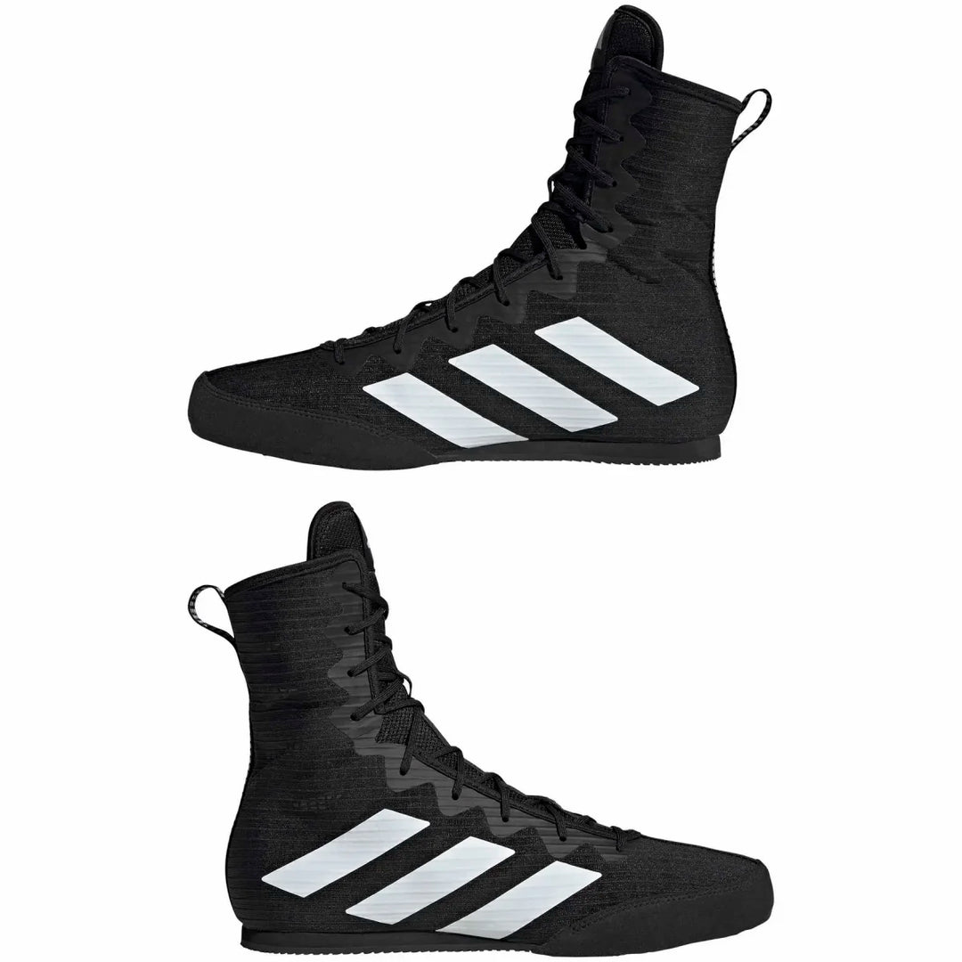 adidas BOX HOG 4 Boxschuhe, Schwarz/Weiss