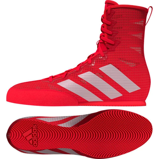 adidas BOX HOG 4 Boxschuhe, Lucid Red/White