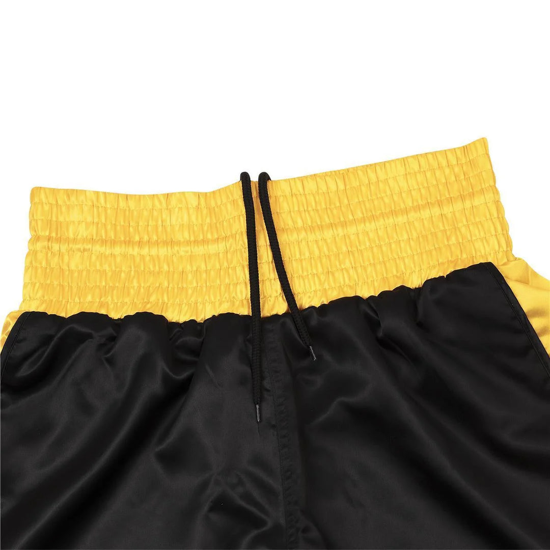 adidas BX3 Pro Boxing Shorts Schwarz/Gold