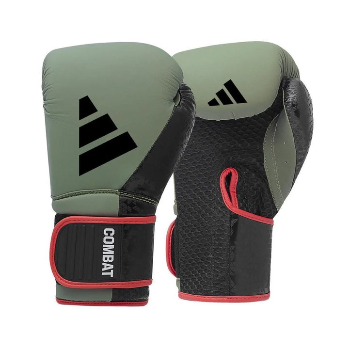 adidas Combat 50 Boxhandschuhe, Green/Black