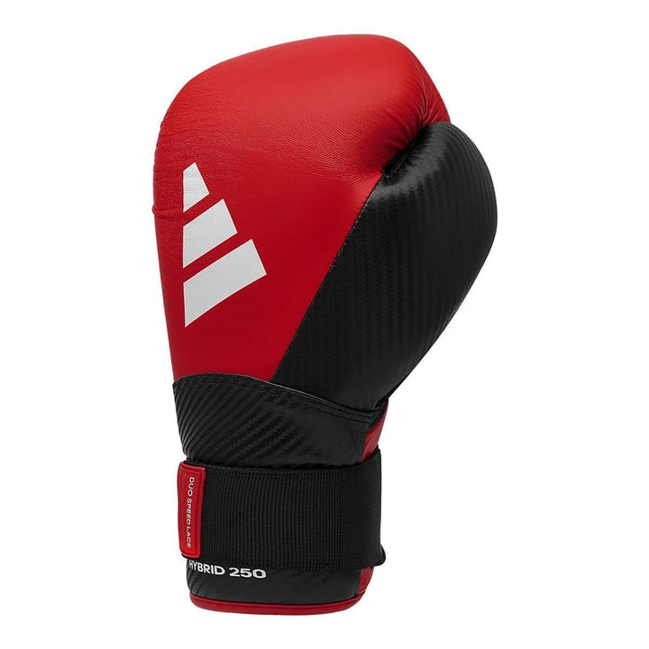 adidas Hybrid 250 Duo Lace Boxhandschuhe Rot/Schwarz