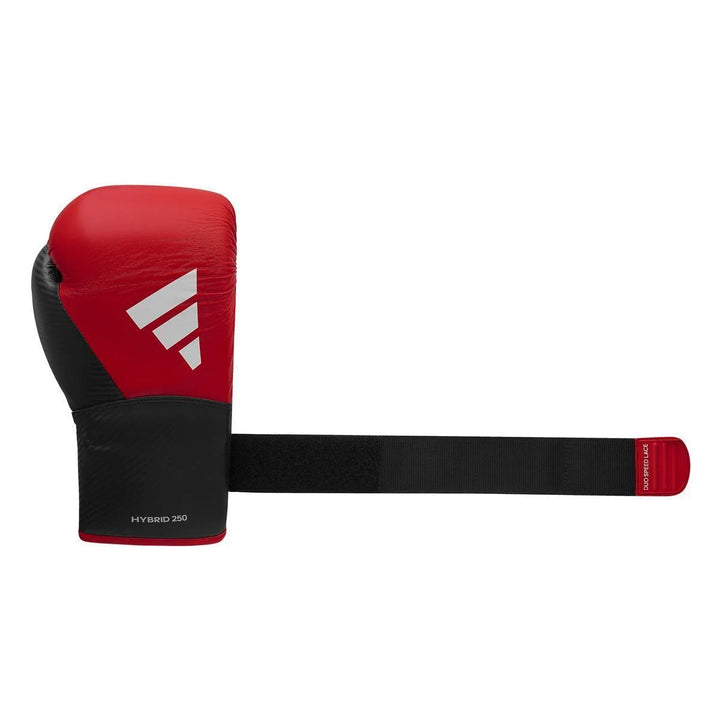 adidas Hybrid 250 Duo Lace Boxhandschuhe Rot/Schwarz