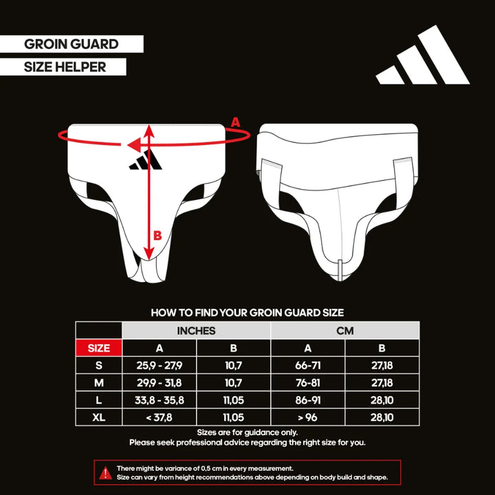 adidas "Men's Groin Guard" Tiefschutz für Olympisches Boxen und Kampfsport