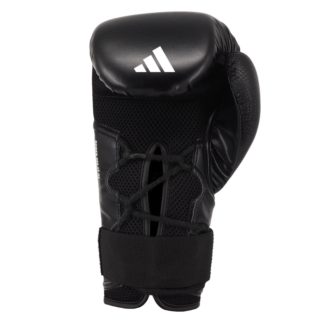 adidas Power 250 Boxhandschuhe, Schwarz