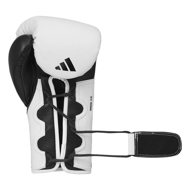 adidas Power 350 TG Boxhandschuhe, Weiss/Schwarz