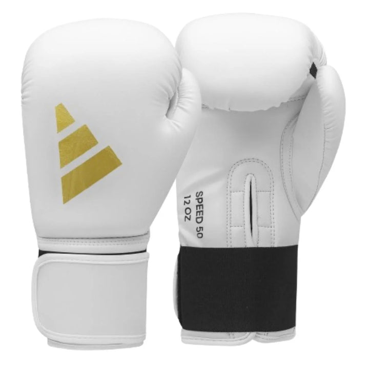 Gants de boxe adidas Speed ​​50 pour femme, magenta/blanc