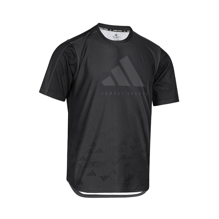 adidas Tech Line Men´s T-Shirt COMBAT SPORTS Grau/Schwarz