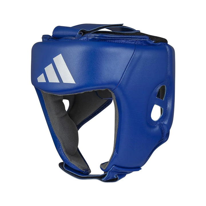 adidas World Boxing Kopfschutz, Blau/Weiss