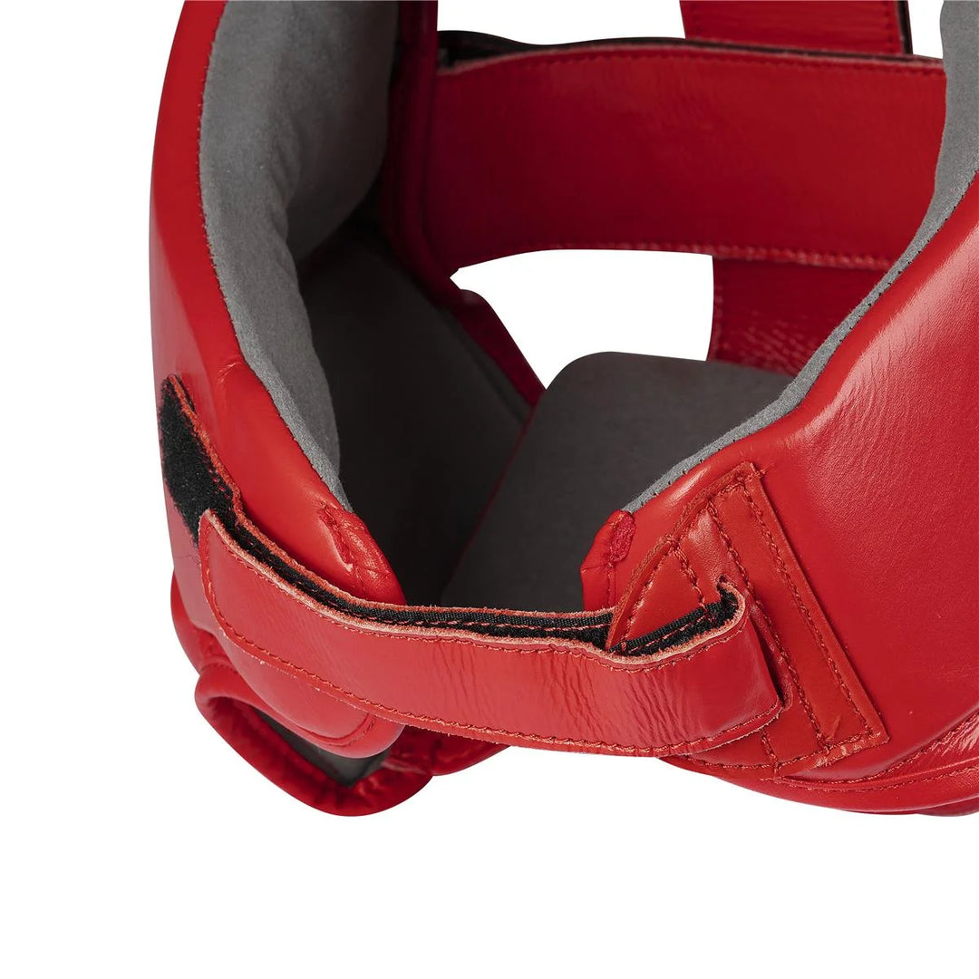 adidas World Boxing Kopfschutz, Rot/Weiss