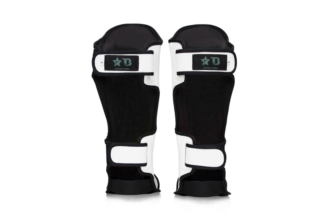 Protège-tibias Fairtex X Booster SGL 7 Blanc/Or 