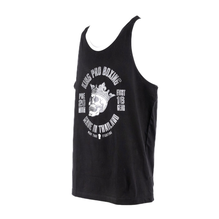 King Pro Boxing Skull Tank Top, Schwarz