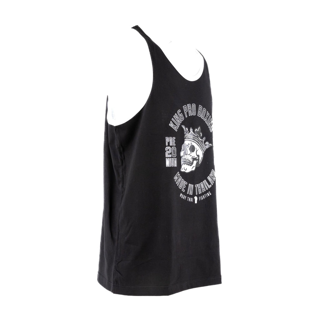 King Pro Boxing Skull Tank Top, Schwarz