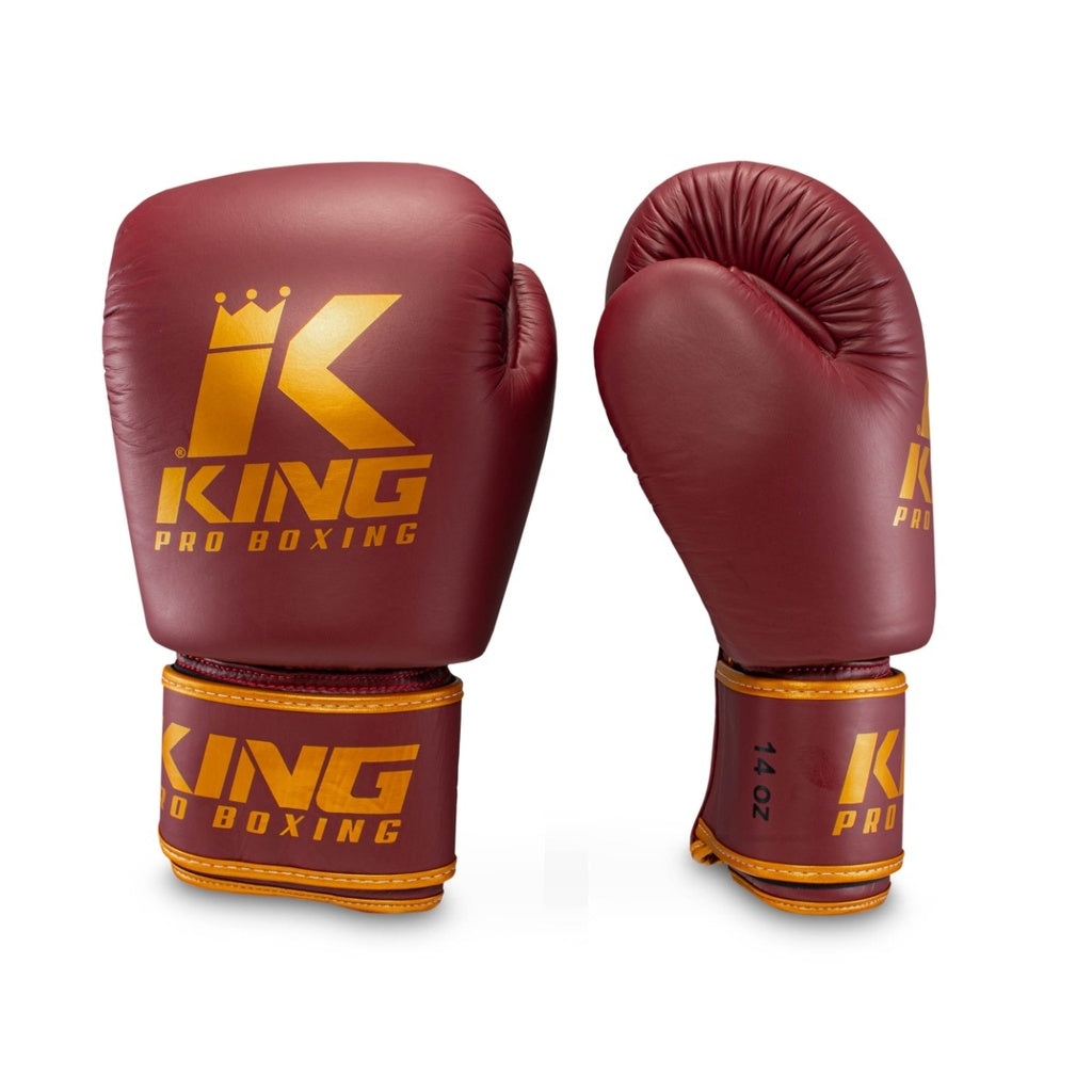 King Pro Boxing Boxhandschuhe BGVL 3 Oxblood –