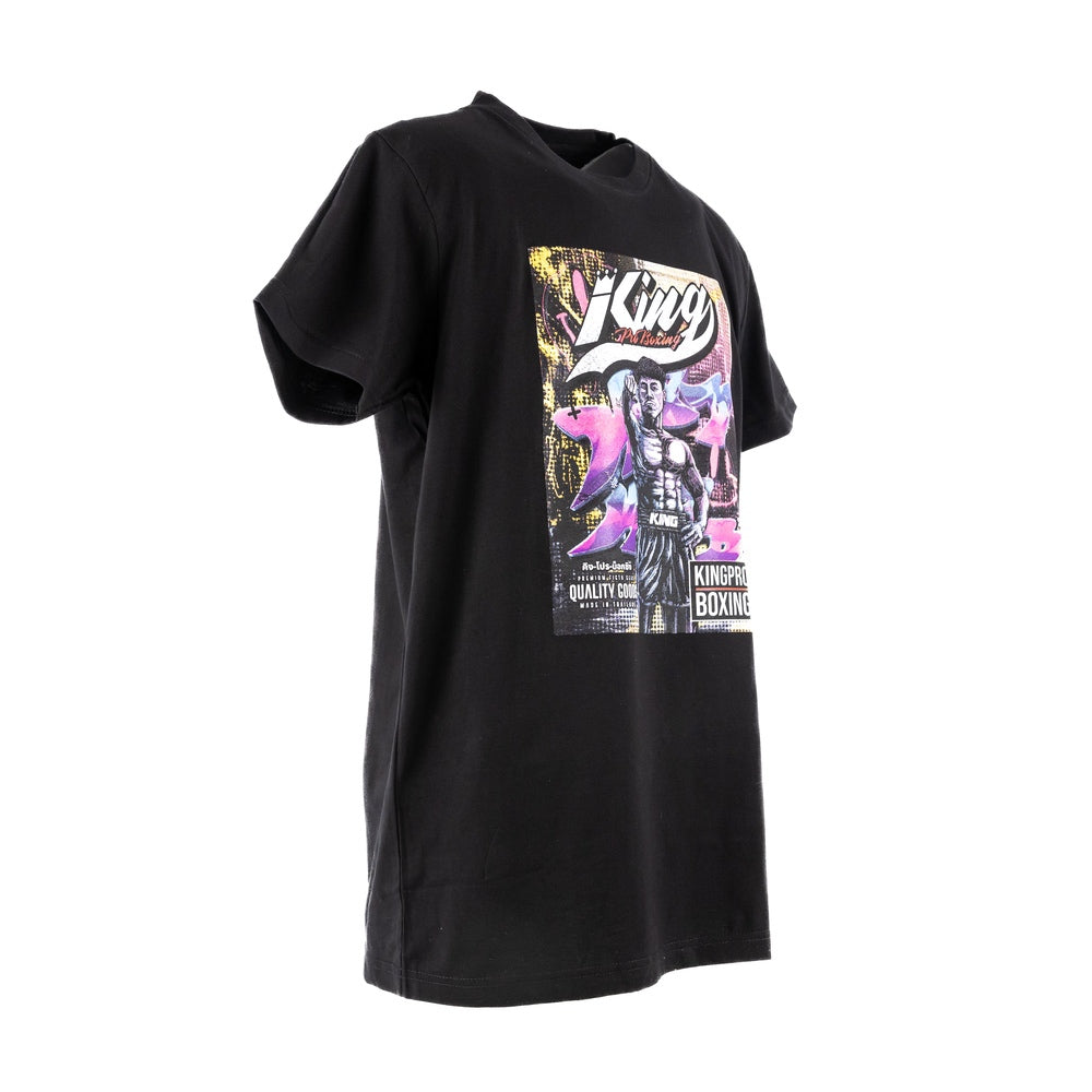 King Pro Boxing Comic T-Shirt Schwarz