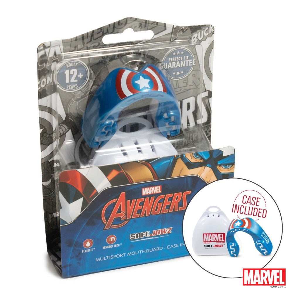 SAFEJAWZ Marvel Mundschutz Captain America