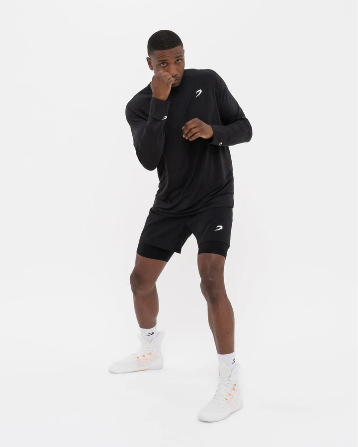 Boxraw Valdes Longsleeve T-Shirt Schwarz