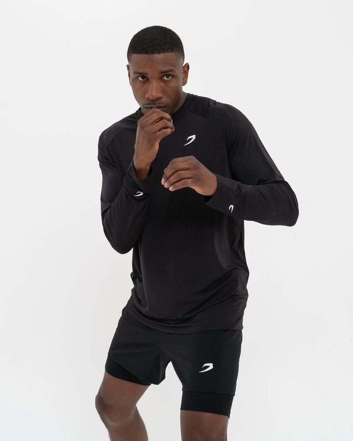 Boxraw Valdes Longsleeve T-Shirt Schwarz