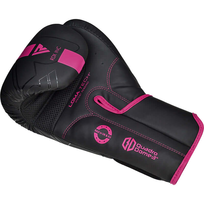 RDX F6 Kara Boxhandschuhe für Frauen, Schwarz/Pink