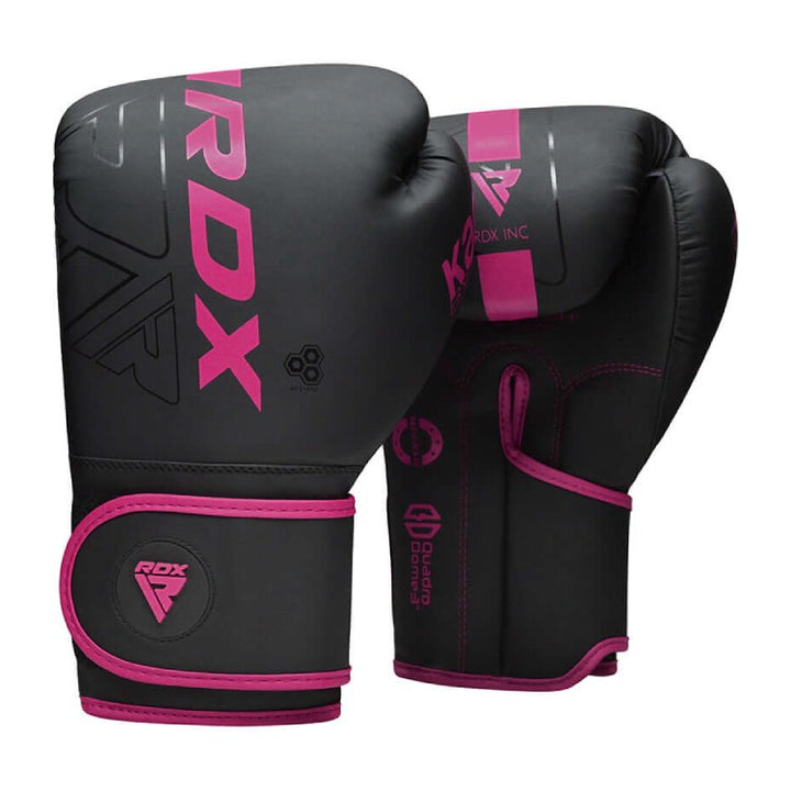 RDX F6 Kara Boxhandschuhe für Frauen, Schwarz/Pink