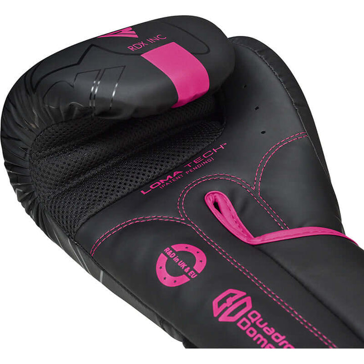 RDX F6 Kara Boxhandschuhe für Frauen, Schwarz/Pink