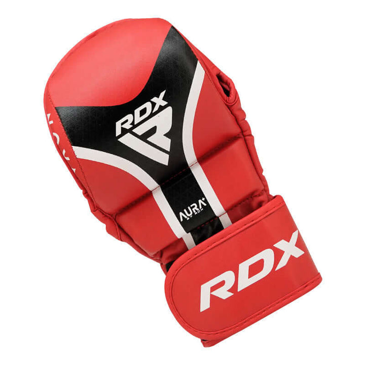 RDX Shooter Aura Plus T-17 MMA Sparring Handschuhe, Rot