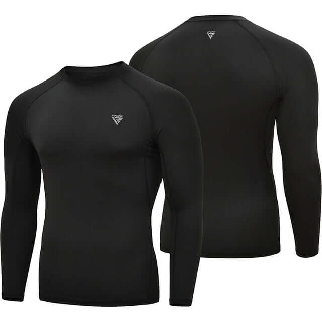 RDX T15 Rashguard, Schwarz