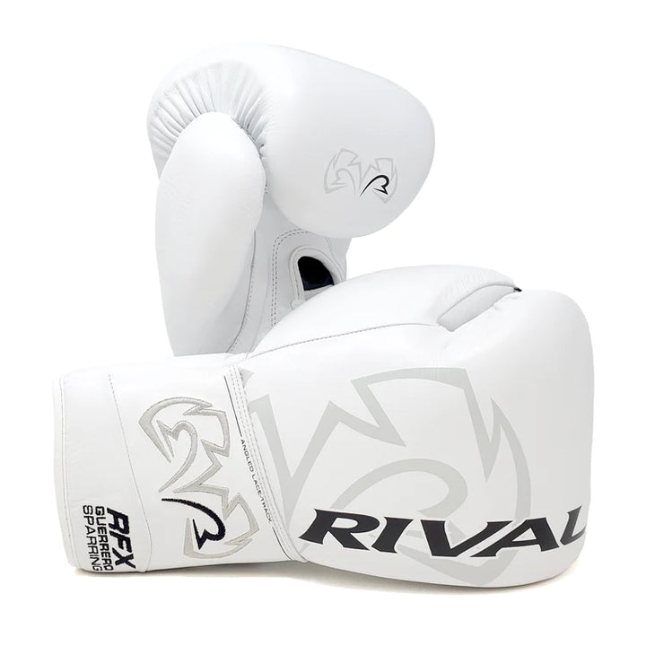 Gants de boxe Rival RFX-Guerrero sparring blancs