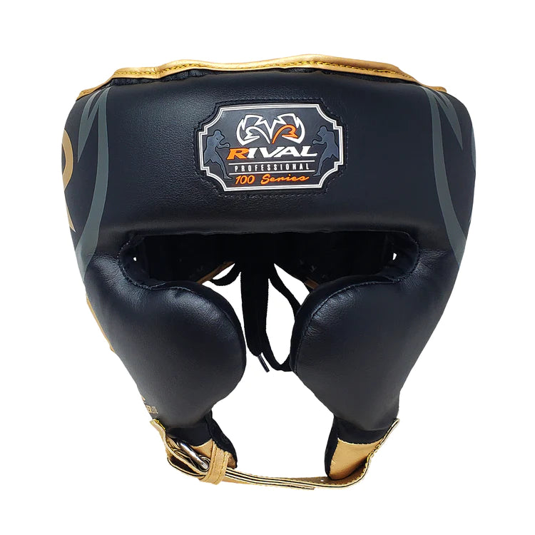 Rival RHG100 Headguard Black/Gold