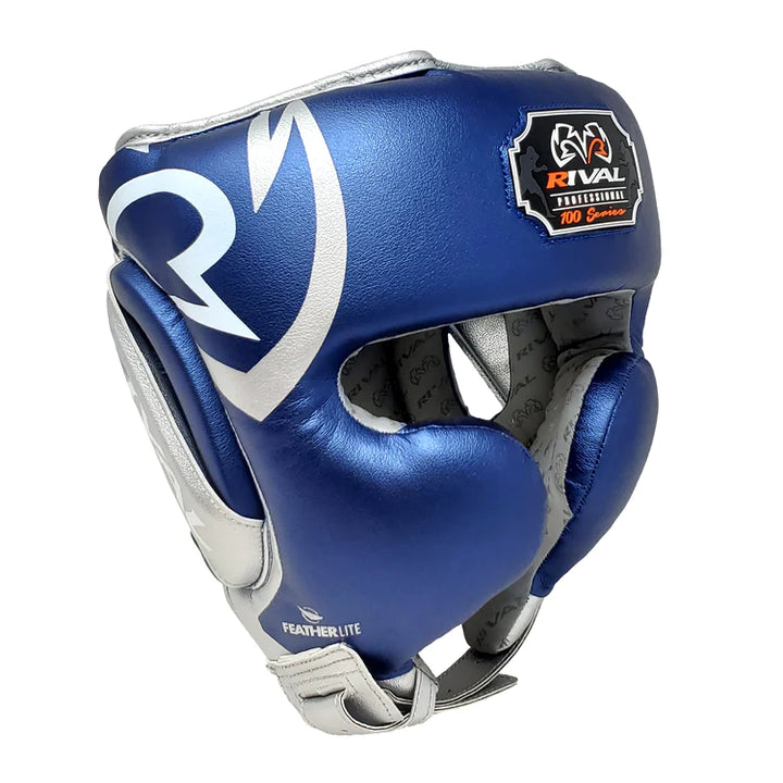 Rival RHG100 Headguard Blue/Silver