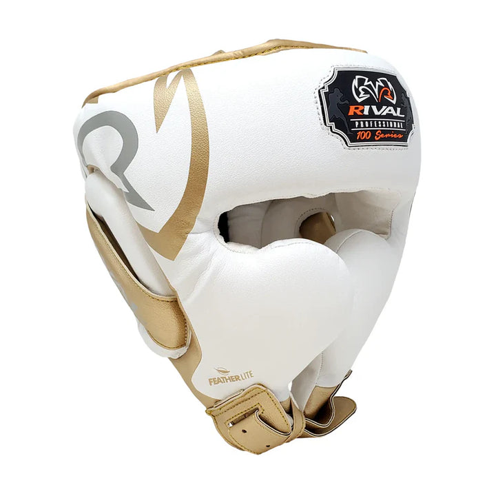 Rival RHG100 Headguard White/Gold