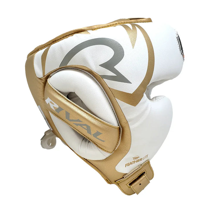 Rival RHG100 Headguard White/Gold