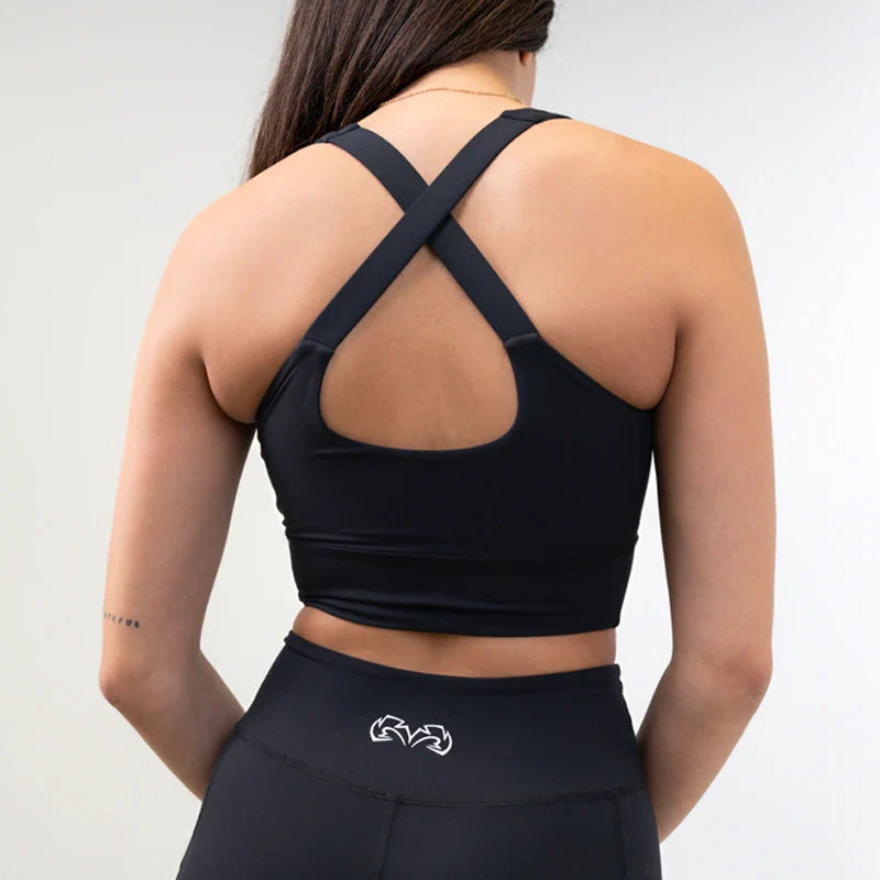 Rival Sports Bra, Schwarz
