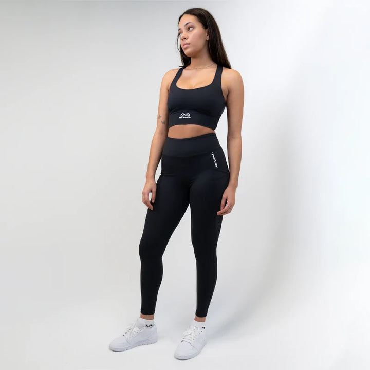 Rival Sports Bra, Schwarz