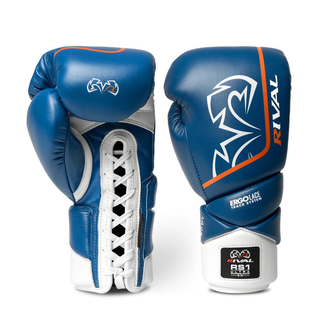 Rival RS1 Ultra Boxing Gloves Sparring White