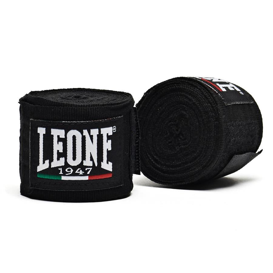 Boxbandagen Leone, 3.5m & 4.5m, Schwarz