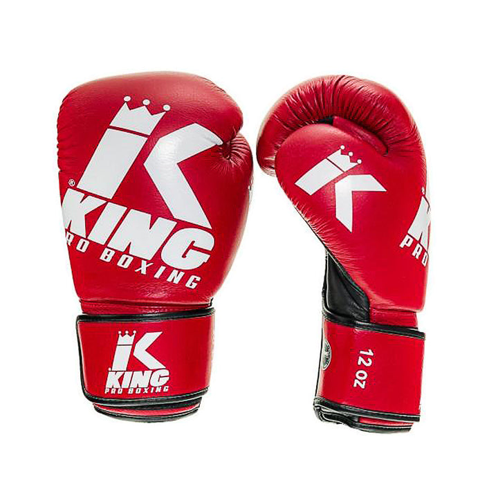 King Pro Boxing Boxhandschuhe "Platinum" Rot