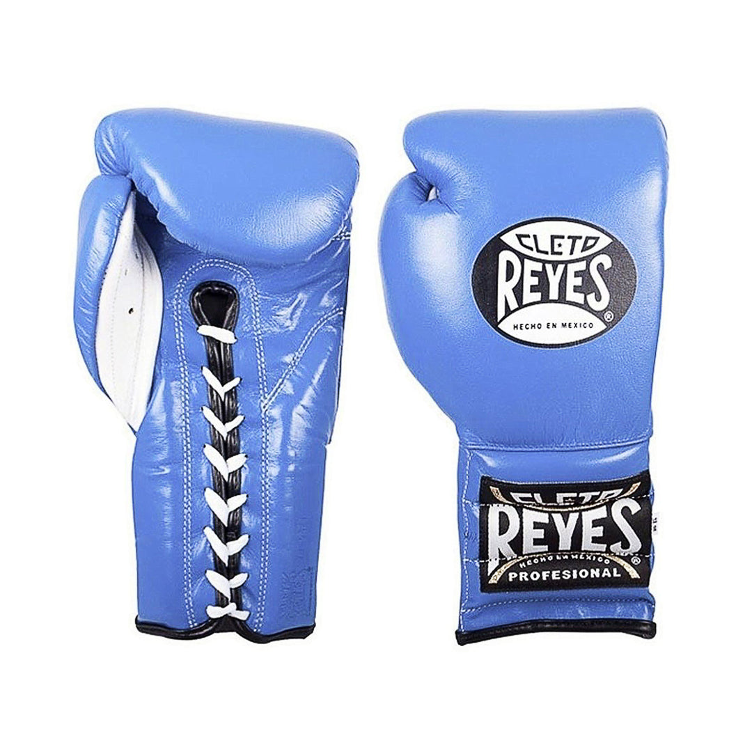Cleto Reyes Boxhandschuhe Sparring Blau, geschnührt