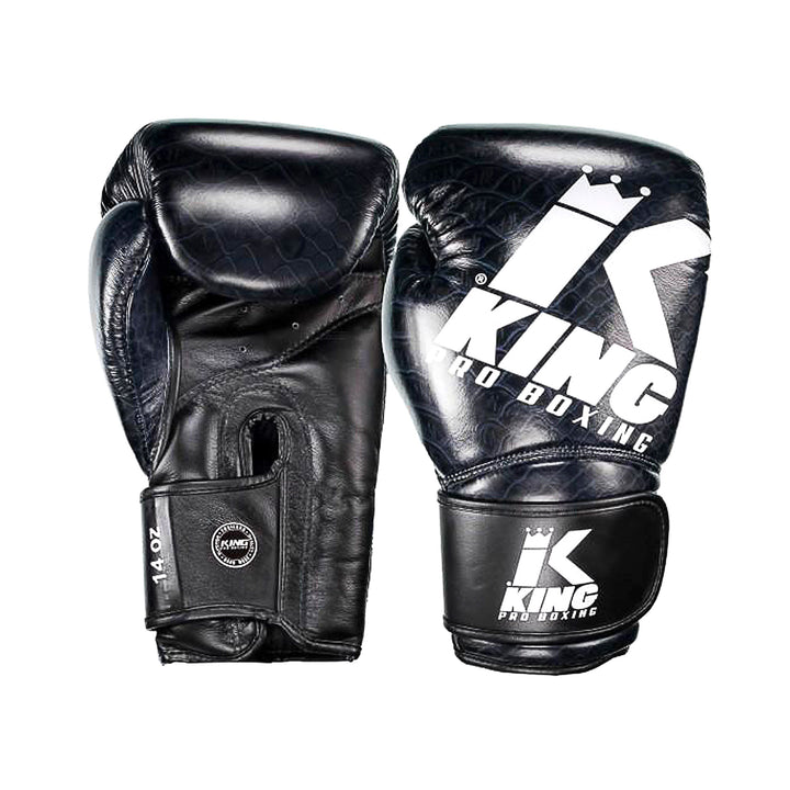 King Pro Boxing Boxhandschuhe "Snake" Schwarz