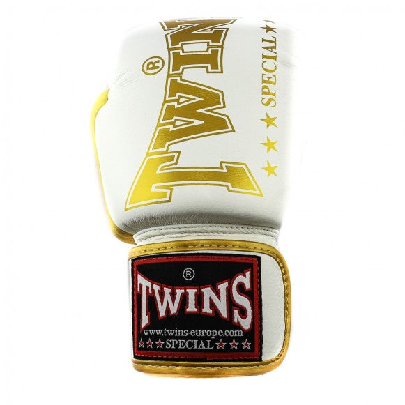 Twins Boxhandschuhe BGVL 8 Gold/Weiss