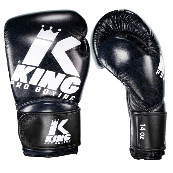 King Pro Boxing Boxhandschuhe "Snake" Schwarz