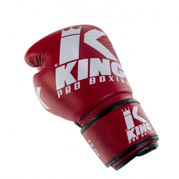 King Pro Boxing Boxhandschuhe "Platinum" Rot