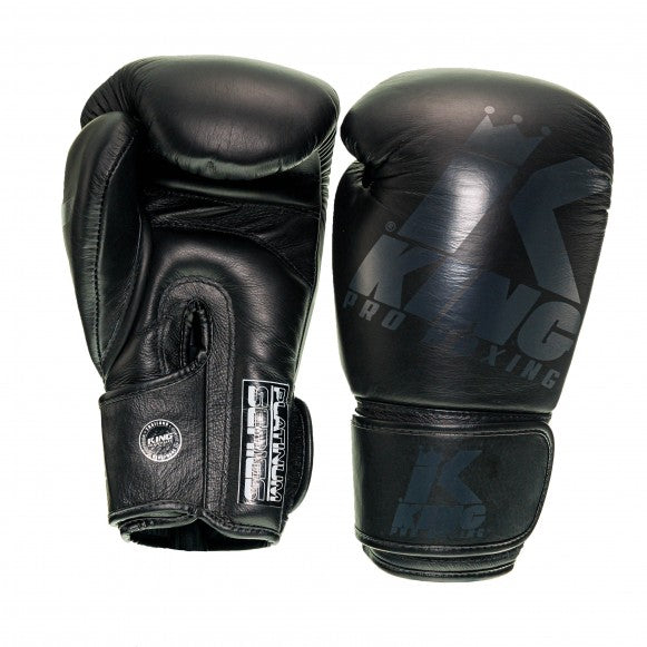 King Pro Boxing Boxhandschuhe "Platinum" Schwarz