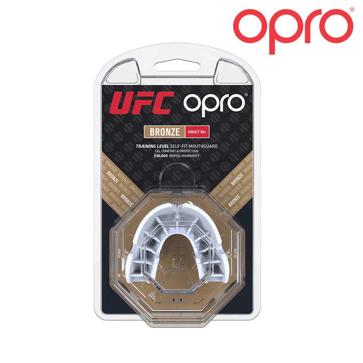 UFC Opro Mundschutz "Bronze" Weiss